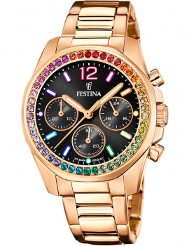 Festina F20639/3 Boyfriend Chronograph Ladies Watch 38mm 10ATM