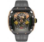 Nubeo NB-6100-06 Mens Watch Magellan Double Barrel Automatic 48mm 5ATM