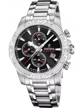 Festina F20704/3 Mens Watch Timeless Chronograph 45mm 10ATM