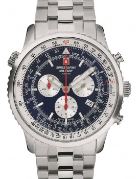 Swiss Alpine Military 7078.9135 chrono men`s 45mm  10ATM