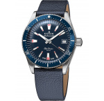 Edox 80131-3BUC-BUICO Skydiver Automatic + 2nd strap Ladies Watch 38mm 30ATM