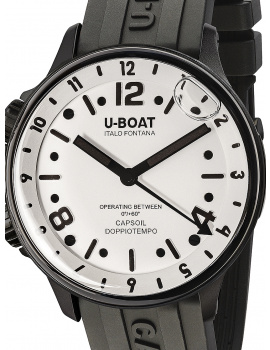 U-Boat 8889 Capsoil Doppiotempo DLC GMT 45mm 10ATM