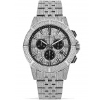 Louis XVI LXVI1122 Majeste Full Iced Chronograph Mens Watch 43mm 5ATM