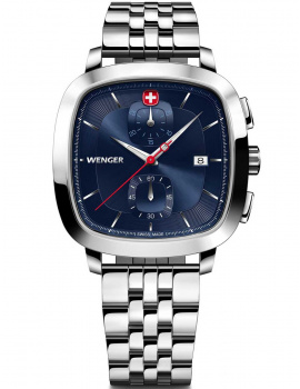 Wenger 01.1933.103 Mens Watch Vintage Classic Chronograph 40mm 5ATM