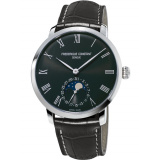 Frederique Constant FC-705GR4S6 Mens Watch Slimline Manufaktur Moonphase 42mm 3ATM