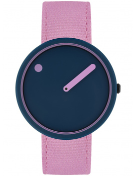 Picto R44025-R010 Deep Blue and Pink Reef 40mm 5ATM