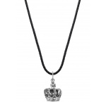 Rebel & Ružové NL024-S-70 Royal Crown Unisex Necklace 70cm
