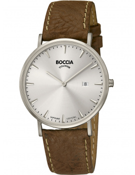 Boccia 3648-01 men`s watch titanium 39mm 3ATM