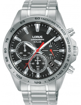 Lorus RZ501AX9 Mens Watch Sports Slnečný pohon Chronograph 43mm 10ATM