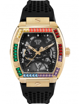 Philipp Plein PWBAA1623 Mens Watch The Skeleton Automatic 44mm 5ATM