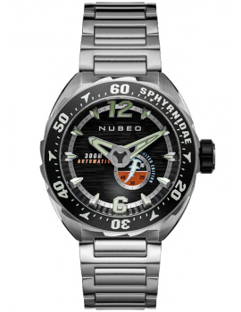 Nubeo NB-6092-11 Mens Watch Sphyrnidae Automatic Limited 49mm 30ATM