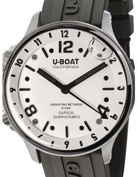 U-Boat 8888/A Capsoil Doppiotempo SS GMT 45mm 10ATM