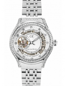 Carl von Zeyten CVZ0069WHMS Ladies Watch Seewald Automatic Limited Edition 38mm 5ATM