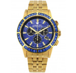 Louis XVI XLXVI1132 Mens Watch MajestĂ© Iced Out Baguette 43mm 5ATM