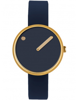 Picto 43317-0512G Midnight Blue Silicone 34mm 5ATM
