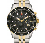 Swiss Alpine Military 7022.9147 Chronograph Mens Watch 42mm 10ATM