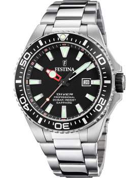 Festina F20663/3 Mens Watch Professional Diver 45mm 20ATM