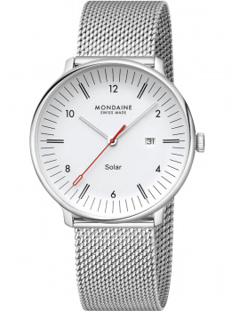 Mondaine MLE.41910.SM Mens Watch Doppio Slnečný pohon 41mm 5ATM
