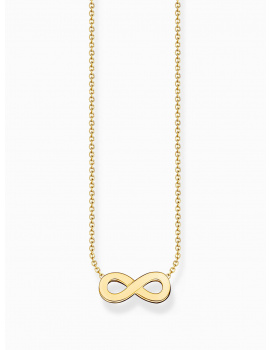 Thomas Sabo KE2221-413-39-L45V Gold-plated chain w. infinity pendant