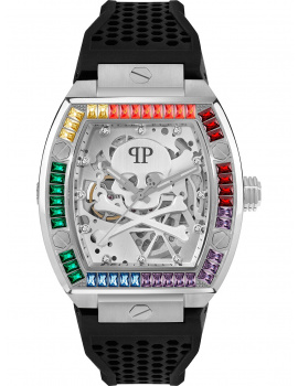 Philipp Plein PWBAA1423 Mens Watch The Skeleton Automatic 44mm 5ATM