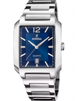 Festina F20677/3 Mens Watch Quartz Square 36mm 5ATM