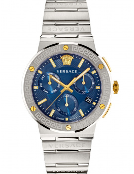 Versace VEZ900221 Mens Watch Greca Collection Chrono 43mm 5ATM