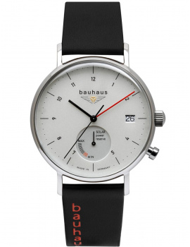 Bauhaus 2112-1 Mens Watch Classic Slnečný pohon 41mm 5ATM