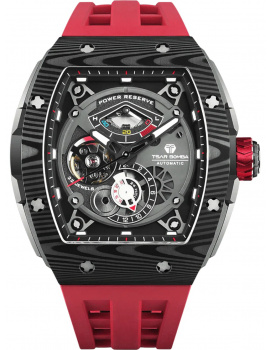 Tsar Bomba TB8210CF2-03 Mens Watch Elemental Carbon Fiber Automatic 45mm 5ATM