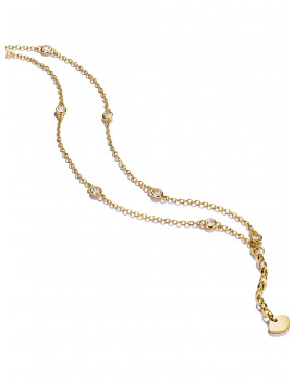 Thomas Sabo A2216-414-14-L19V Bracelet Double row zirconia Gold-plated