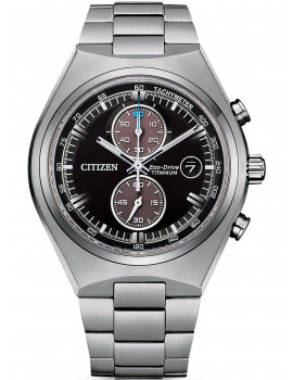 Citizen CA7090-87E Eco-Drive Super-Titanium Mens Watch 43mm 10ATM