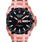 Swiss Alpine Military 7043.1167 Day-Date Mens Watch 42mm 10ATM