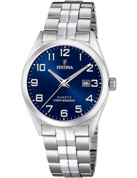 Festina F20437/3 Classic Mens Watch 40mm 10ATM