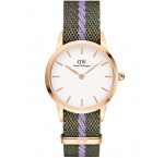 Daniel Wellington DW00100680 Dámske hodiny Iconic NATO Green/Purple 28mm 3ATM