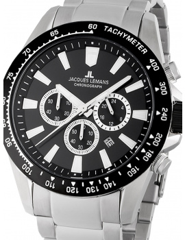 Jacques Lemans 1-2140E Liverpool Chronograph Mens Watch 48mm 10ATM