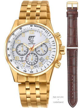 ETT EGS-11614-42MS Professional Slnečný pohon Radio Controlled Chronograph 43mm 10ATM