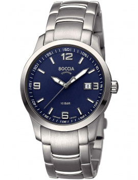 Boccia 3626-05 men`s watch titanium 38mm 10ATM