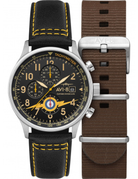 AVI-8 AV-4011-0Z Mens Watch Hawker Hurricane Chronograph 43 mm 5ATM