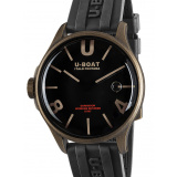U-Boat 9549 Darkmoon Brown Vintage Mens Watch 40mm 5ATM