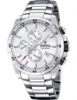 Festina F20463/1 Športové Chronograph Mens Watch 45mm 10ATM