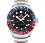 Swiss Military SM34095.01 Mens Watch 43mm 10ATM