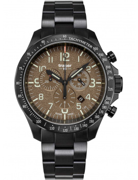 Traser H3 109460 P67 Officer chrono khaki steel 46mm 10ATM