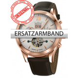 Perigaum Replacement Strap Leather P-1112 Brown Ružové Clasp 22 mm