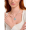 Thomas Sabo PE961-340-7 Silver pendant Wheel of Karma + zirconia