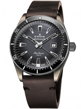 Edox 80126-3VIN-GDN Skydiver Automatic Mens Watch Limited Edition 42mm 30ATM