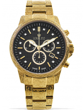 Louis XVI LXVI1085 Palais Royale Chronograph Mens Watch 43mm 5ATM