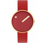 Picto 34097-7614G Unisex Cinnamon Red Bio Based 34mm 5ATM