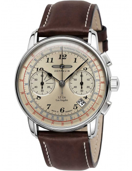 Zeppelin 7614-5 LZ-126 Chronograph 43mm 5ATM