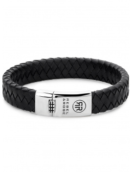 Rebel & Ružové Bracelet Braided Flat RR-L0141-S-L+ mens