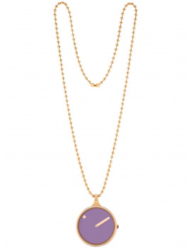 Picto 43303-9012R Ladies Watch Violet Glow Necklace 30mm 5ATM