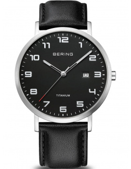 Bering 18640-402 men`s Titanium Mens Watch 40mm 5ATM